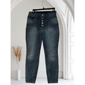 Lucky Brand High Rise‎ Skinny Bridgette Ankle Jeans Button Fly Women's Size 8 29